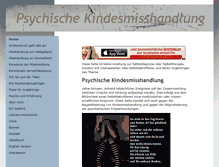 Tablet Screenshot of dasboesekind.de